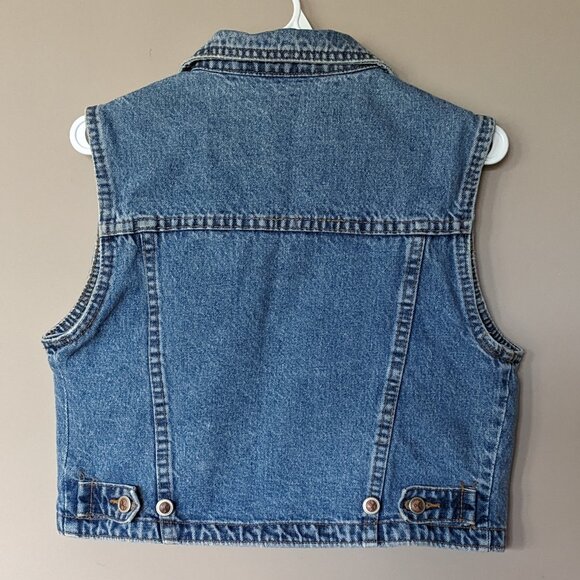 Vintage Denim Vest | Jonny Q Jeanswear Jeans Vest - Picture 7 of 10